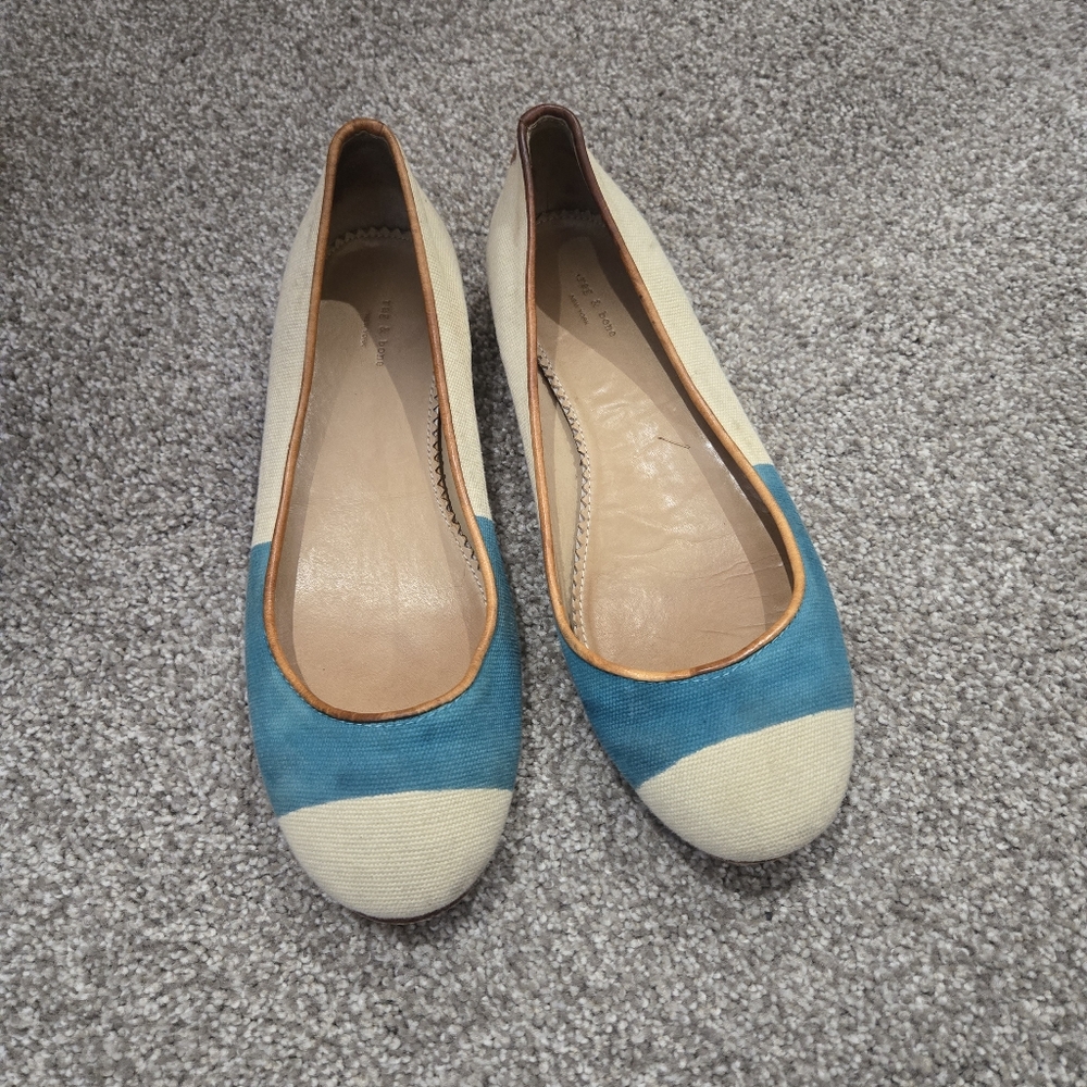 Rag & Bone Hanalei Ballet Flat Color Block - image 1